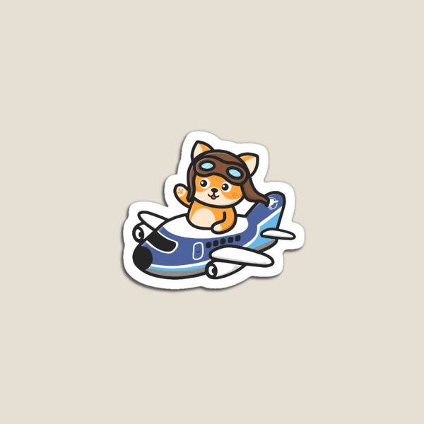 Item preview, Traveling Cat Plane designed and sold by Stickow.