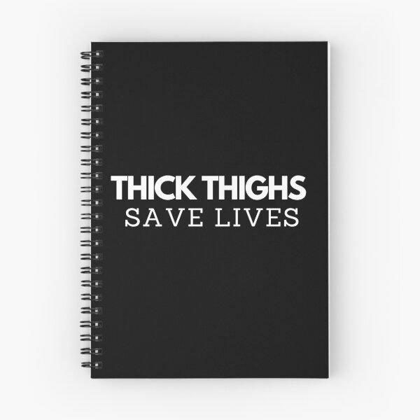 Item preview, Thick Thighs Save Lives Body Quote designed and sold by JustAMillenial -.