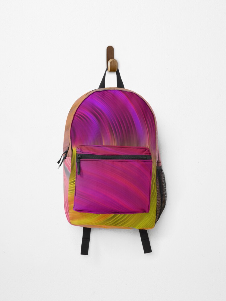 Thumbnail 1 of 3, Backpack, Abstract Color Vortex designed and sold by ckylin.
