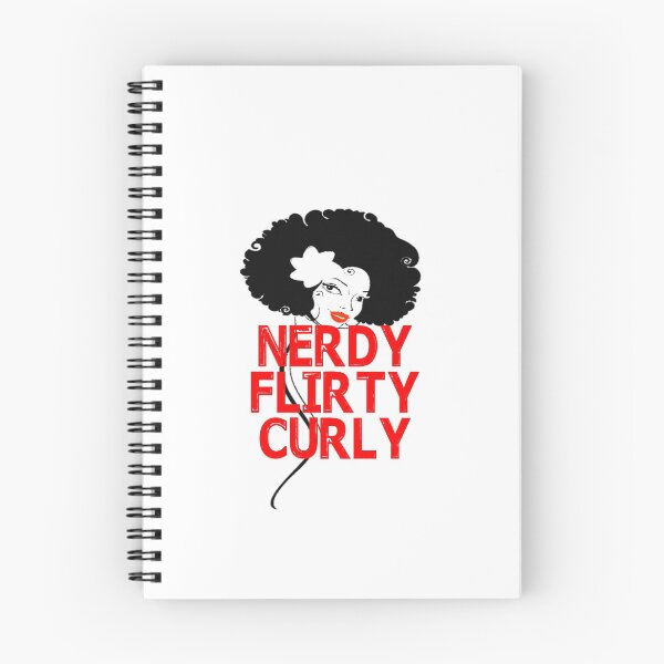 Item preview, Nerdy Flirty Curly Girl designed and sold by Branncolet.