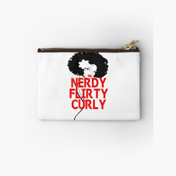 Item preview, Nerdy Flirty Curly Girl designed and sold by Branncolet.