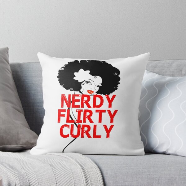 Item preview, Nerdy Flirty Curly Girl designed and sold by Branncolet.
