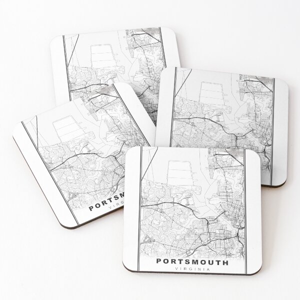 Item preview, Portsmouth Map designed and sold by Tamas Das.