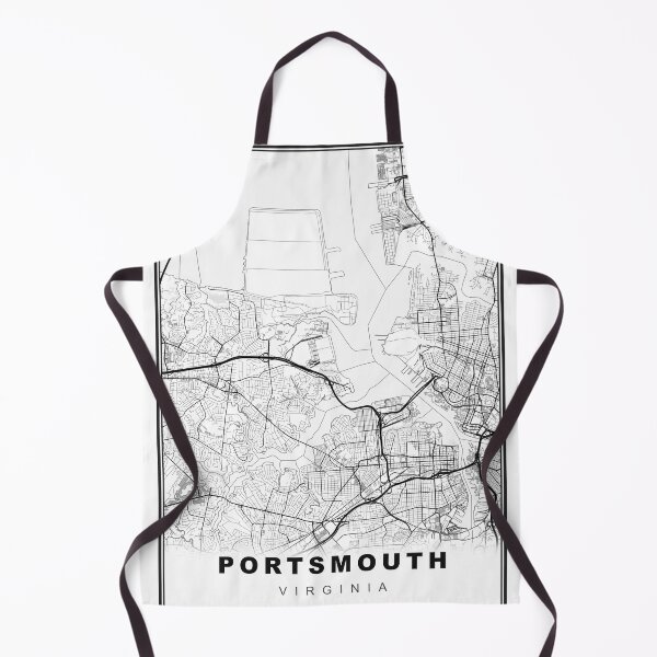 Item preview, Portsmouth Map designed and sold by Tamas Das.