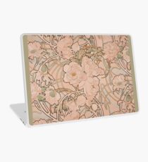 Mucha Peonies Apricot Laptop Skin