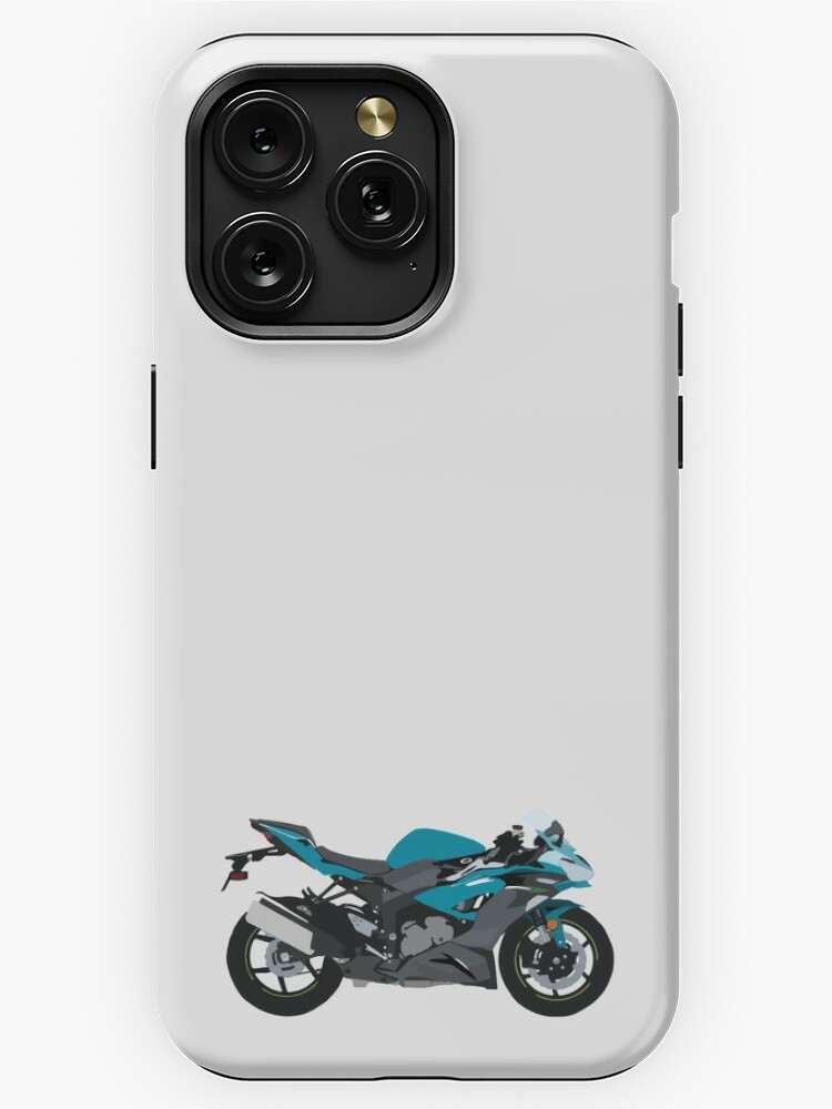 Motorcycle Kawasaki Ninja ZX-6R PEARL NIGHTSHADE TEAL | iPhone Case