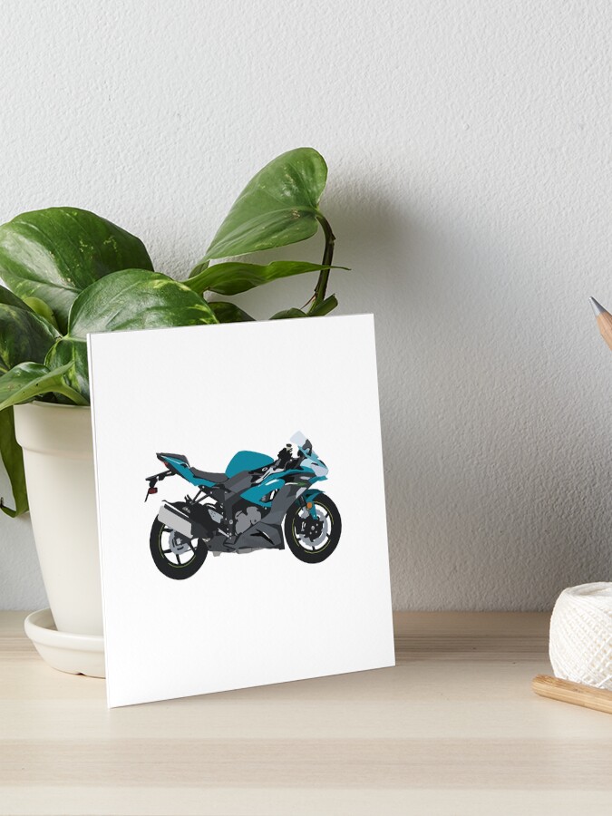Motorcycle Kawasaki Ninja ZX-6R PEARL NIGHTSHADE TEAL Motorcycle Kawasaki Ninja ZX-6R PEARL NIGHTSHADE TEAL