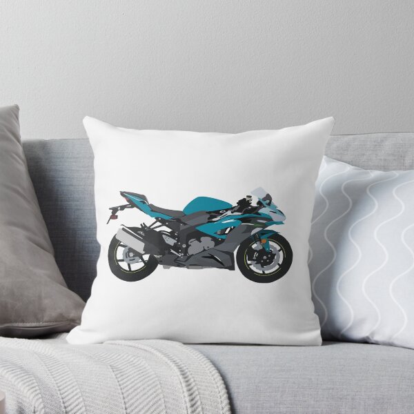 Item preview, Motorcycle Kawasaki Ninja ZX-6R PEARL NIGHTSHADE TEAL designed and sold by WiredDesigns.
