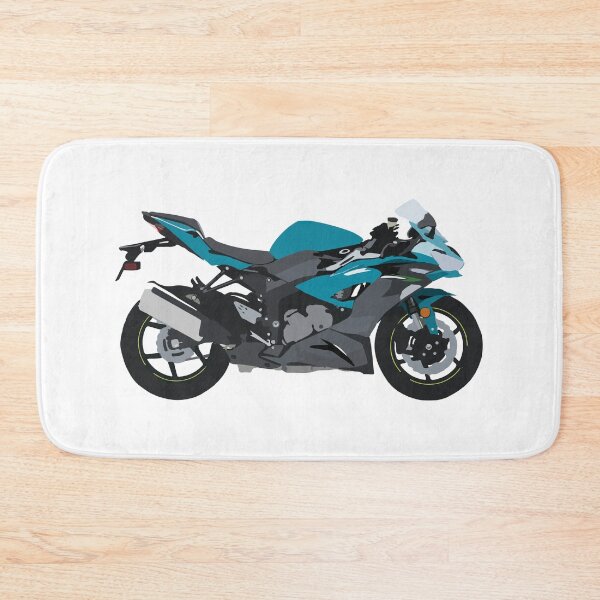 Item preview, Motorcycle Kawasaki Ninja ZX-6R PEARL NIGHTSHADE TEAL designed and sold by WiredDesigns.