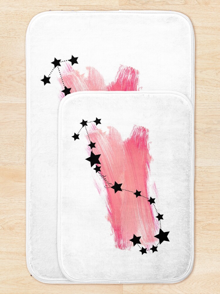 Thumbnail 5 of 6, Bath Mat, Zodiac Collection - Scorpio designed and sold by DesignsofNini.