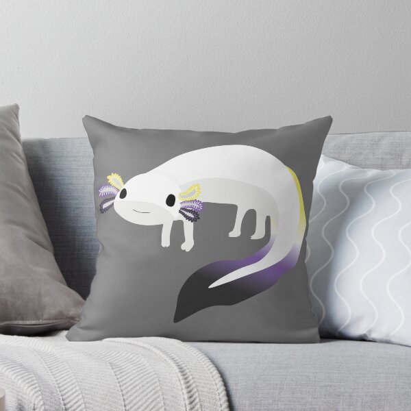 Item preview, Non-Binary Axolotl designed and sold by Kay-Marie-Art.