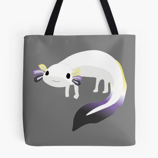 Item preview, Non-Binary Axolotl designed and sold by Kay-Marie-Art.