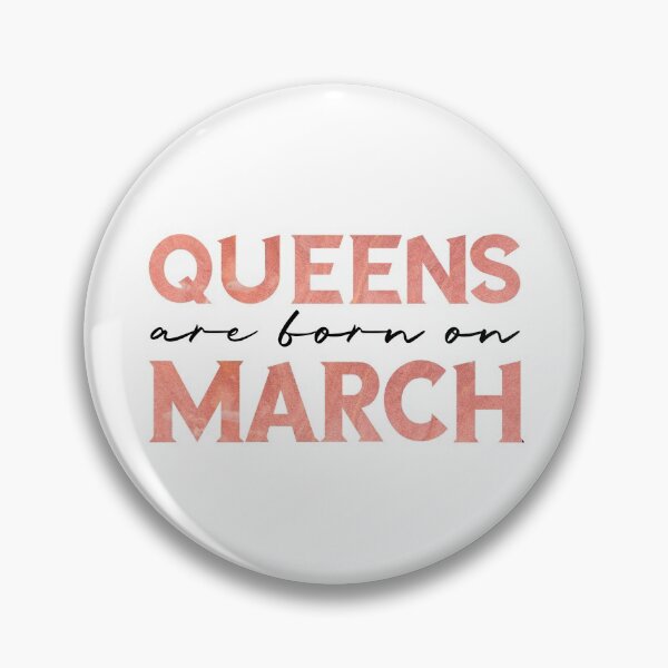 Item preview, Queens Are Born On March designed and sold by Lunacreativetime.