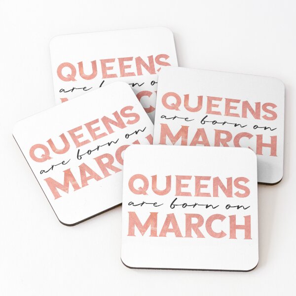 Item preview, Queens Are Born On March designed and sold by Lunacreativetime.