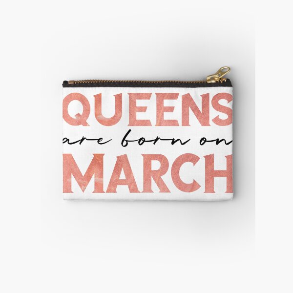 Item preview, Queens Are Born On March designed and sold by Lunacreativetime.