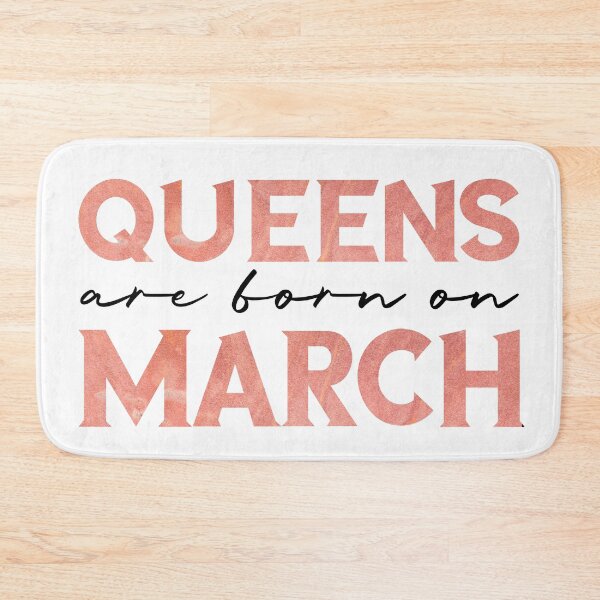 Item preview, Queens Are Born On March designed and sold by Lunacreativetime.