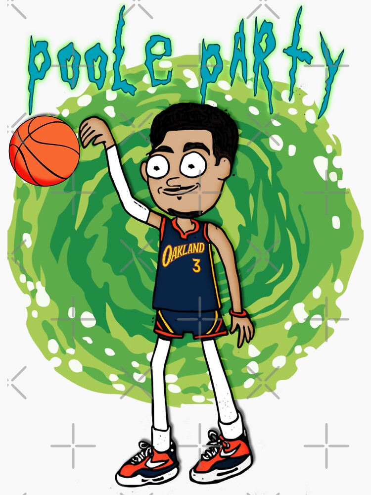 "Jordan Poole " Sticker for Sale by ecarey22 Redbubble