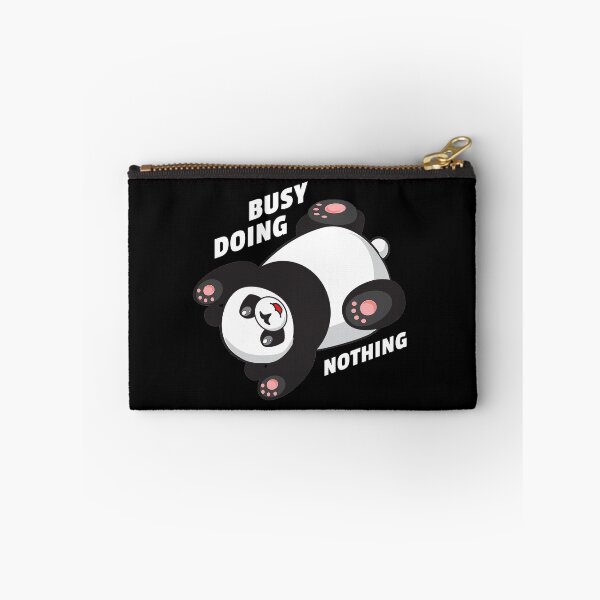 Item preview, Busy Doing Nothing Panda Bear Cute Lazy Funny Quote designed and sold by sillyquestions.