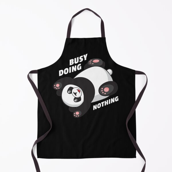 Item preview, Busy Doing Nothing Panda Bear Cute Lazy Funny Quote designed and sold by sillyquestions.