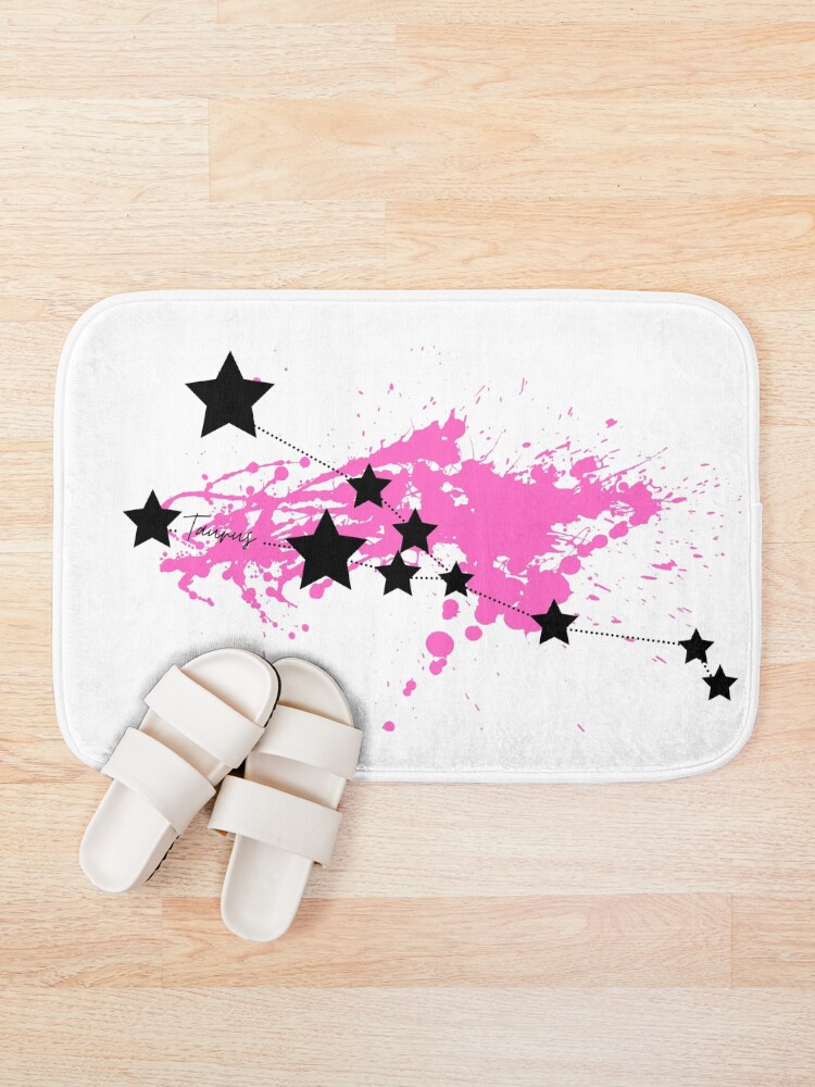 Thumbnail 1 of 6, Bath Mat, Zodiac Collection - Taurus designed and sold by DesignsofNini.