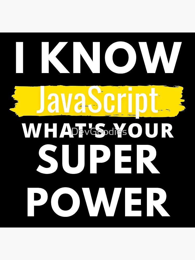 Thumbnail 2 of 2, Postcard, I Know JavaScript - Funny Programming Jokes designed and sold by DevGoodies.