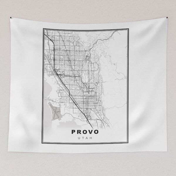 Item preview, Provo Map designed and sold by Tamas Das.