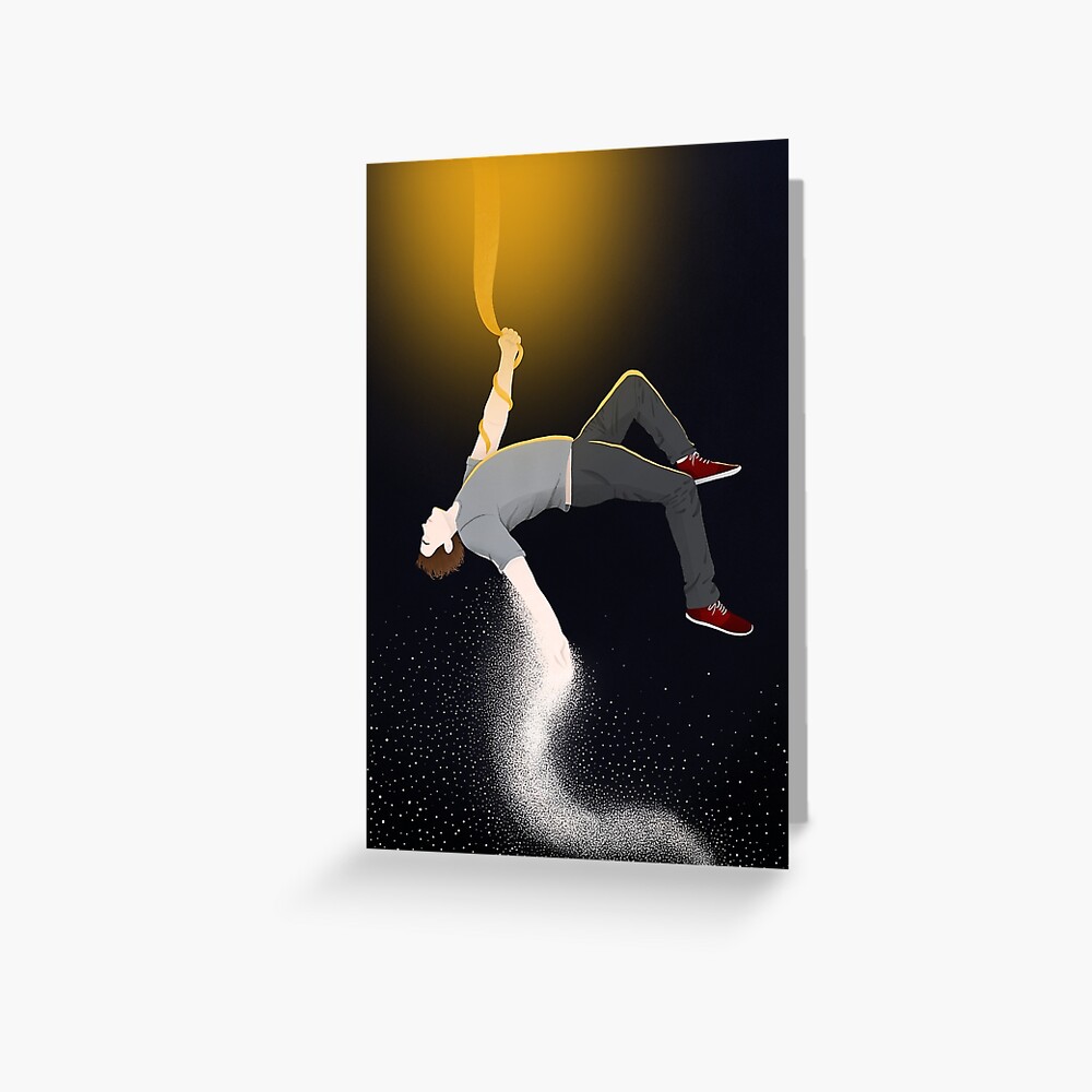 Falling Greeting Card