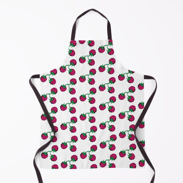 Item preview, pattern three stylized black pink green berry raspberry designed and sold by nataliavavilina.