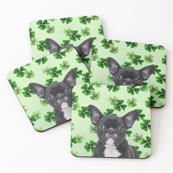 Artikelvorschau, St. Patrick's Day French Bulldog shamrock entworfen und verkauft von Move-Art.