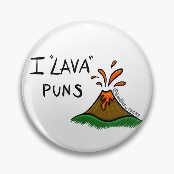 Item preview, I 'Lava' Puns!  designed and sold by RockADoodles.