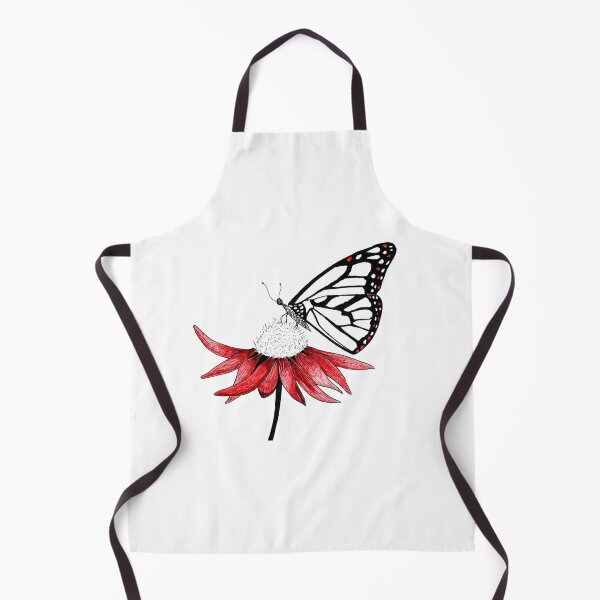 Item preview, Black white and red flower with butterfly designed and sold by JuliaCardon.
