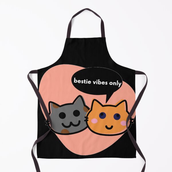 Item preview, bestie vibes only cat love design designed and sold by Dreamofstyle7.