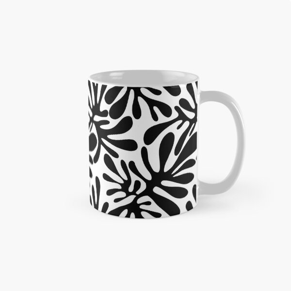 Item preview, Black and white abstract shape pattern designed and sold by IevaLiART.
