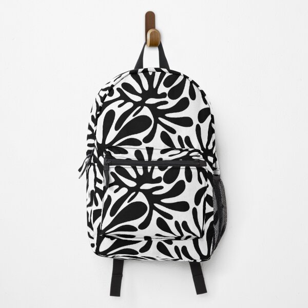 Item preview, Black and white abstract shape pattern designed and sold by IevaLiART.