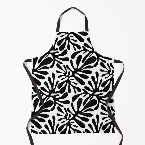 Item preview, Black and white abstract shape pattern designed and sold by IevaLiART.