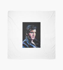 Elvis Presley in watercolor painting Scarf