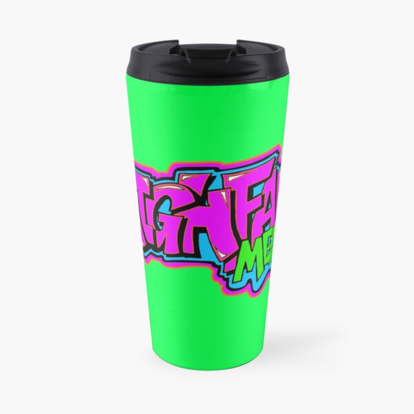 PINK & GREEN LOGO Travel Mug