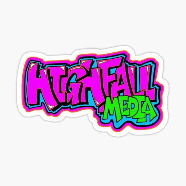 PINK & GREEN LOGO Sticker