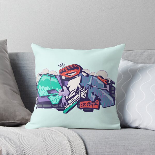 Item preview, Teal & Purple Graffiti Piece designed and sold by maniakdraws.