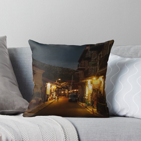 Item preview, Small town at night Dimitsana | Greece designed and sold by felinefeelings.