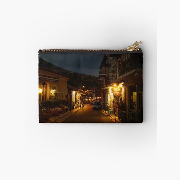 Item preview, Small town at night Dimitsana | Greece designed and sold by felinefeelings.