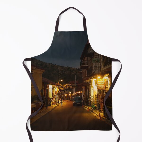 Item preview, Small town at night Dimitsana | Greece designed and sold by felinefeelings.