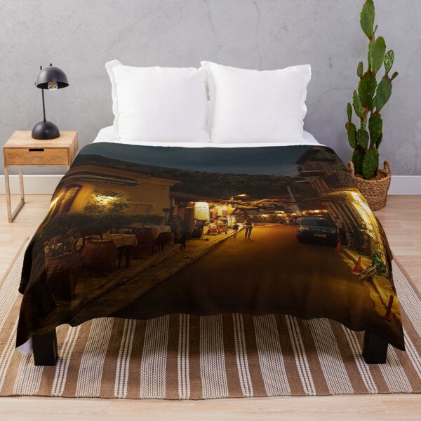 Item preview, Small town at night Dimitsana | Greece designed and sold by felinefeelings.