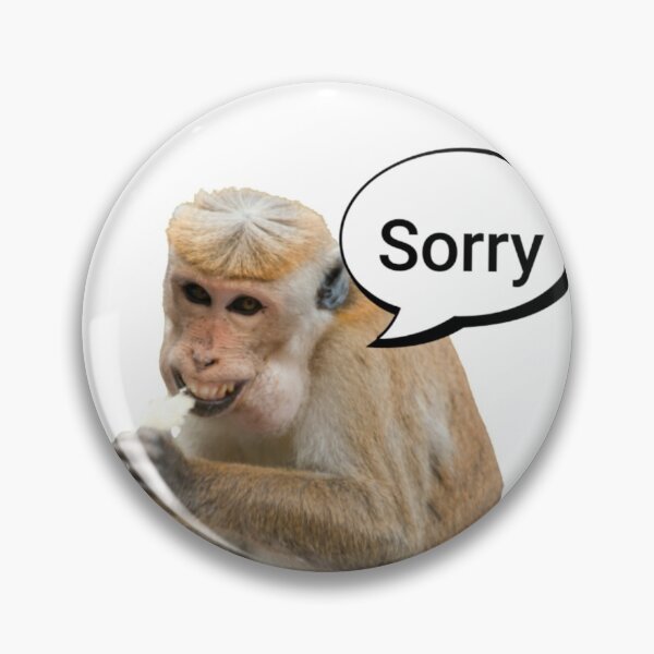 Item preview, Laughing Monkey Saying Sorry designed and sold by Ani1111.