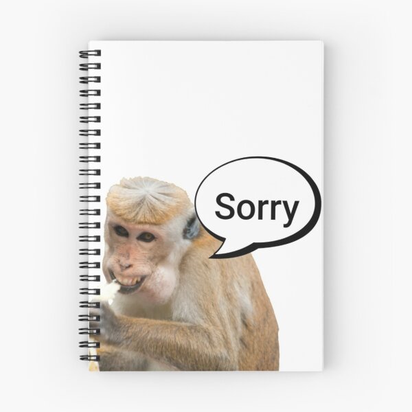 Item preview, Laughing Monkey Saying Sorry designed and sold by Ani1111.