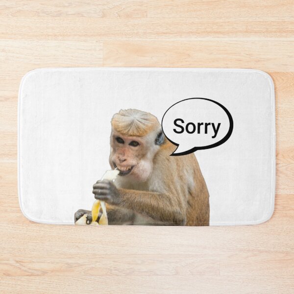 Item preview, Laughing Monkey Saying Sorry designed and sold by Ani1111.