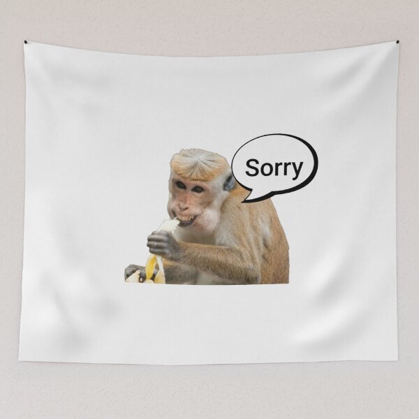 Item preview, Laughing Monkey Saying Sorry designed and sold by Ani1111.