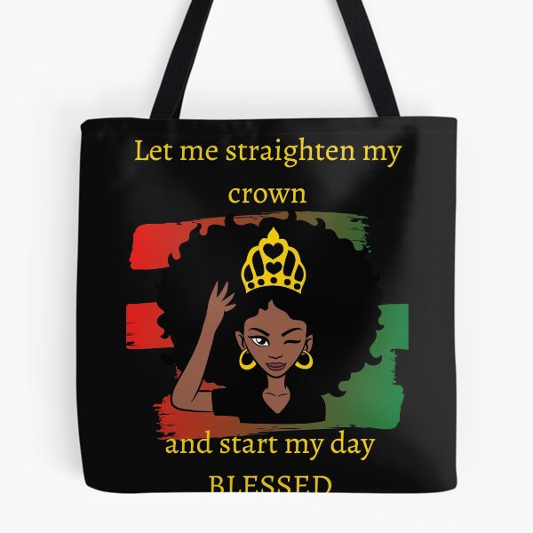 Item preview, Let me straighten my crown and start my day blessed designed and sold by bkmagicstyle.
