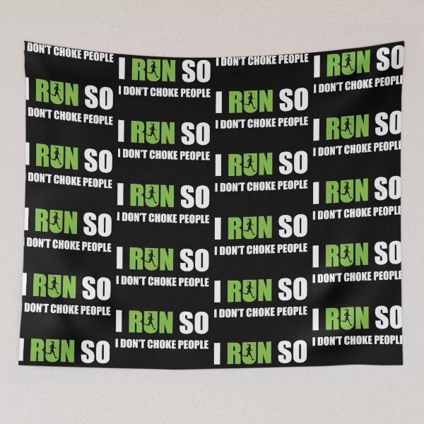 Item preview, Run So I Dont Choke People designed and sold by ubantee.