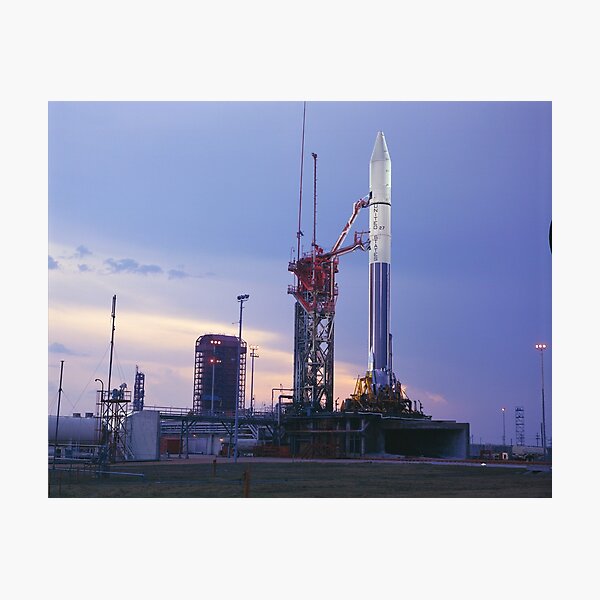 Item preview, Atlas Centaur 27 with Pioneer 10 on launch pad designed and sold by Star-Citizen.